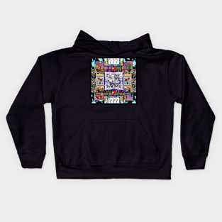 Portuguese folk art Kids Hoodie